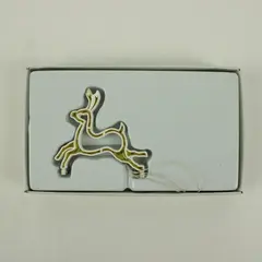 Department 56 Brite Lites Lighted Reindeer Christmas Decoration White Outline