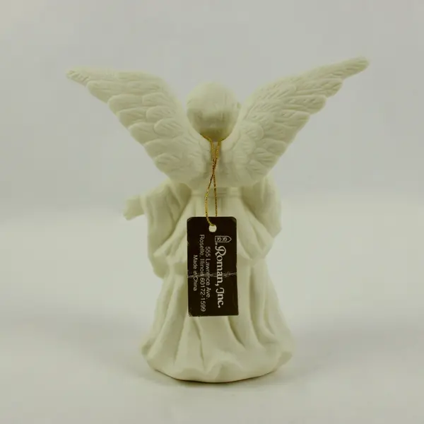Roman Inc White Angel Figurine Religious Home Decor Outstretched Wings