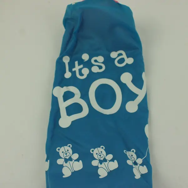 Windsport It's a Boy Baby Shower Gender Reveal Windsock Blue Pink 36in