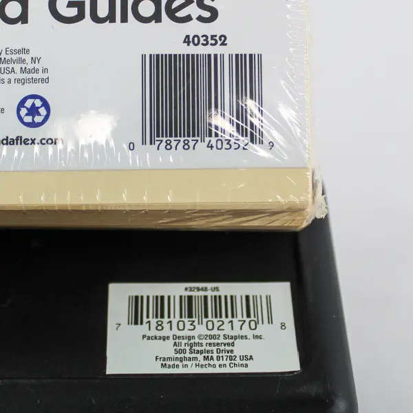 Oxford 100 Manila Cut Blank Card Guides In Black Storage Case Office Supplies