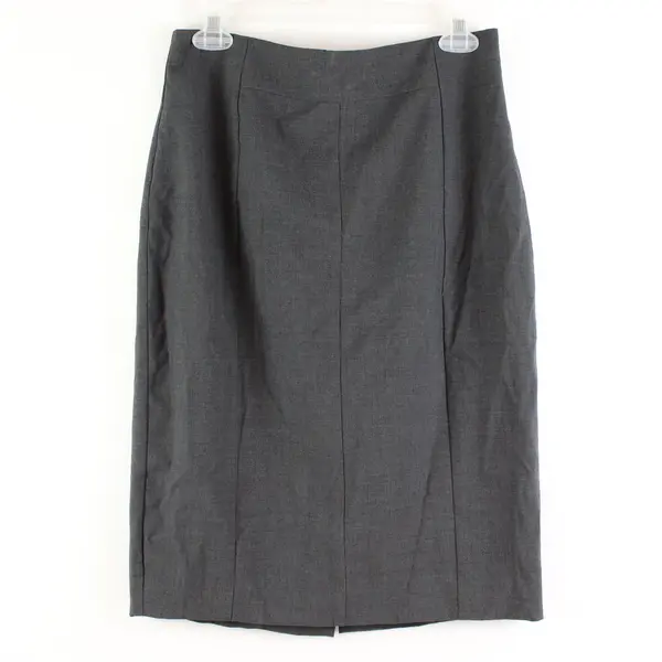 Worthington Women's Dark Gray Midi Pencil Skirt Size 8