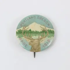 Vintage 1912 BPOE Elks Club Portland Oregon Lapel Pin