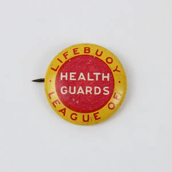 Vintage Lifebuoy League of Health Guards Advertising Pinback Button