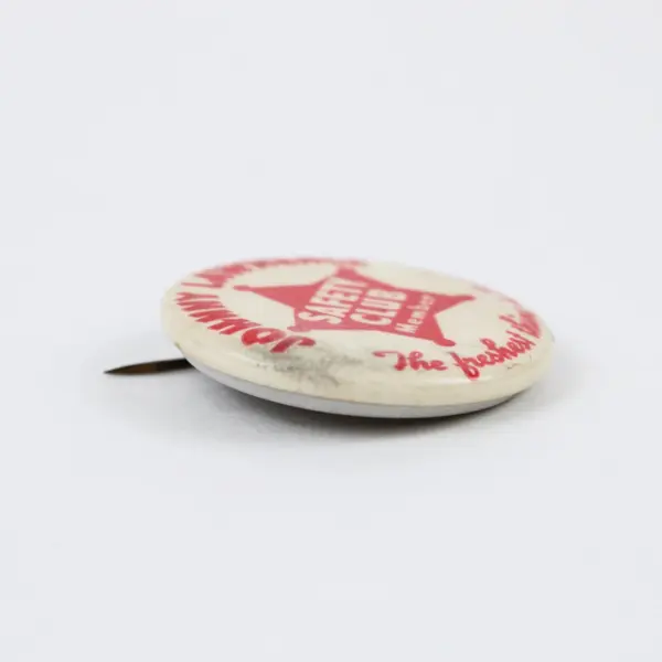 Johnny Lawrence Safety Club Member Salem Oregon Pinback Button 