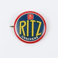 Vintage 1936 Ritz Crackers Nabisco National Biscuit Co Pinback Button