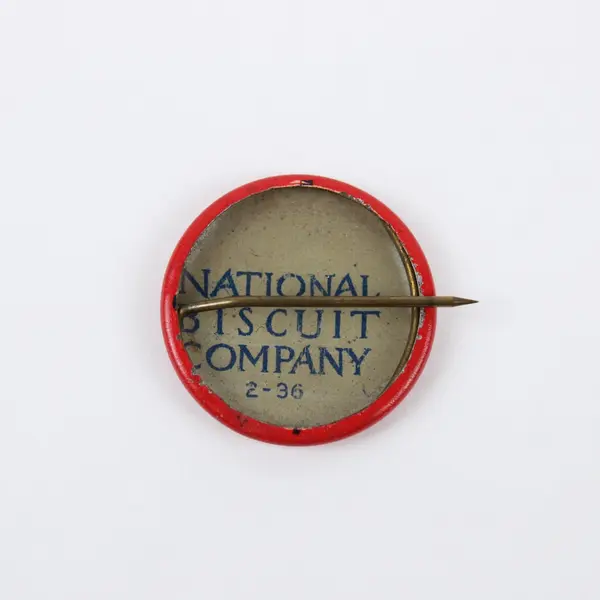 Vintage 1936 Ritz Crackers Nabisco National Biscuit Co Pinback Button