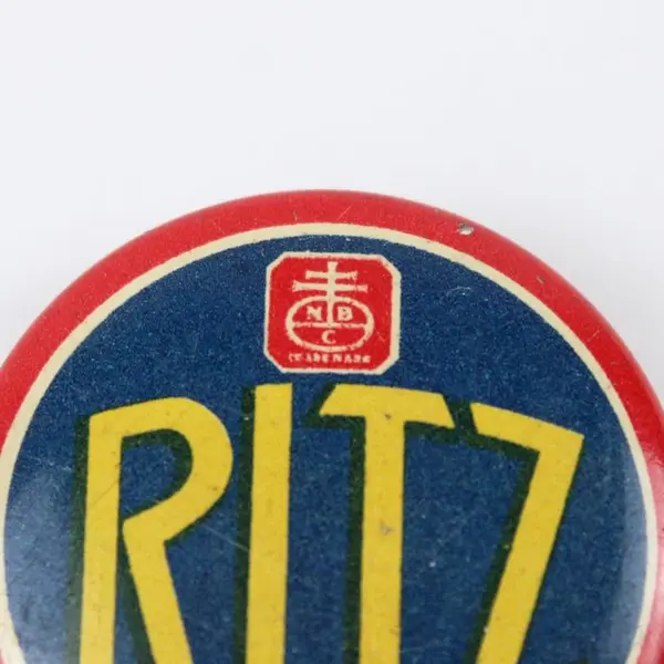 Vintage 1936 Ritz Crackers Nabisco National Biscuit Co Pinback Button