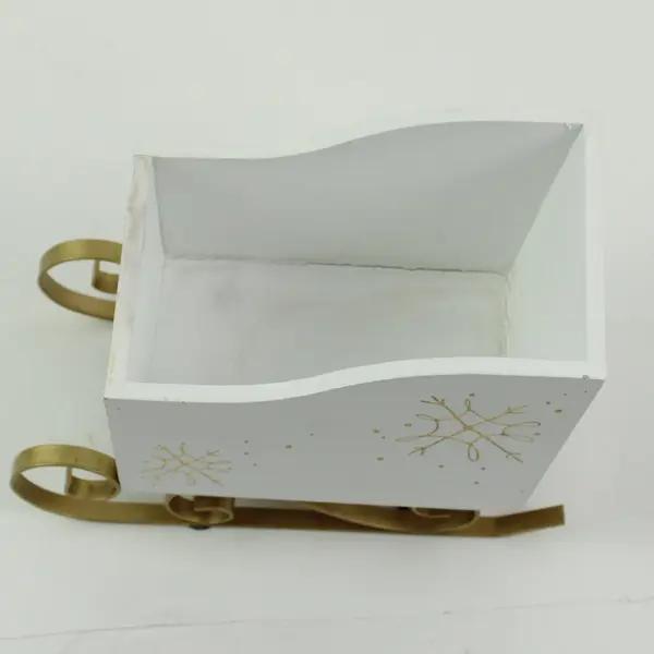 Florists' Transworld Delivery Wooden Winter Sleigh Planter 5.5 Inch