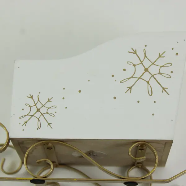 Florists' Transworld Delivery Wooden Winter Sleigh Planter 5.5 Inch