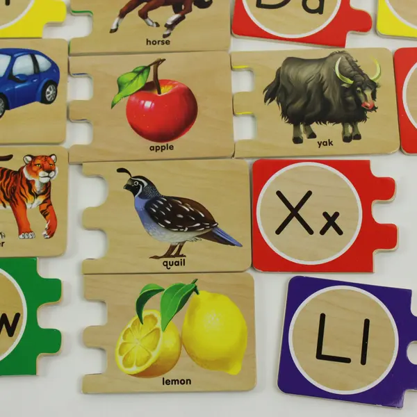 Melissa & Doug #2541 Self-Correcting A-Z Alphabet Puzzle Missing A Piece