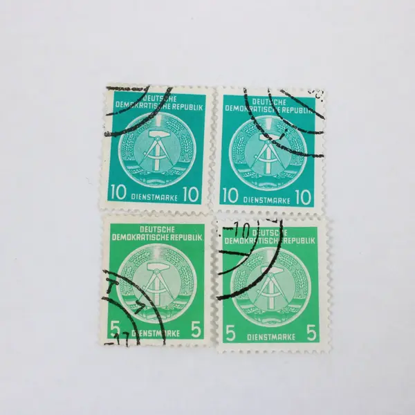 Lot Of 10 DDR East Germany 1954 Canceled Postage Stamps Scott #O1-O5