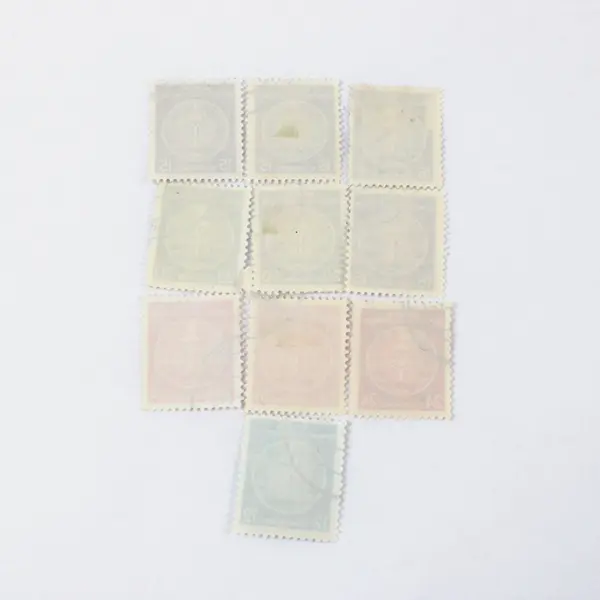 DDR 1954 East Germany Dienstmarke Used Set of 10 Scott #O5-O9
