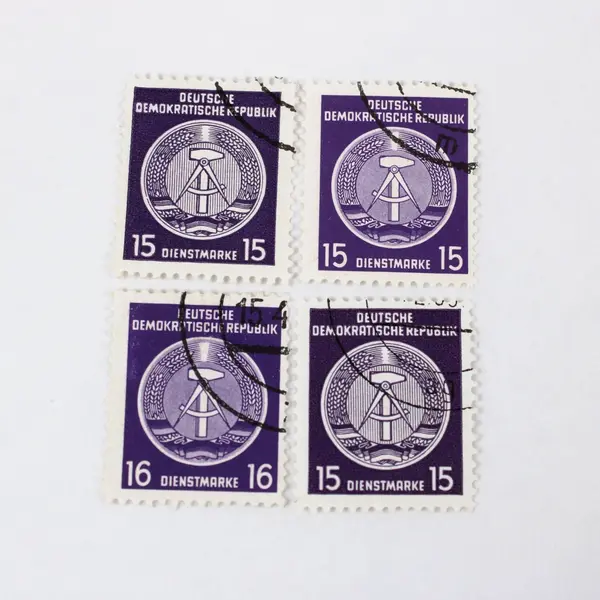 DDR 1954 East Germany Dienstmarke Used Set of 10 Scott #O5-O9