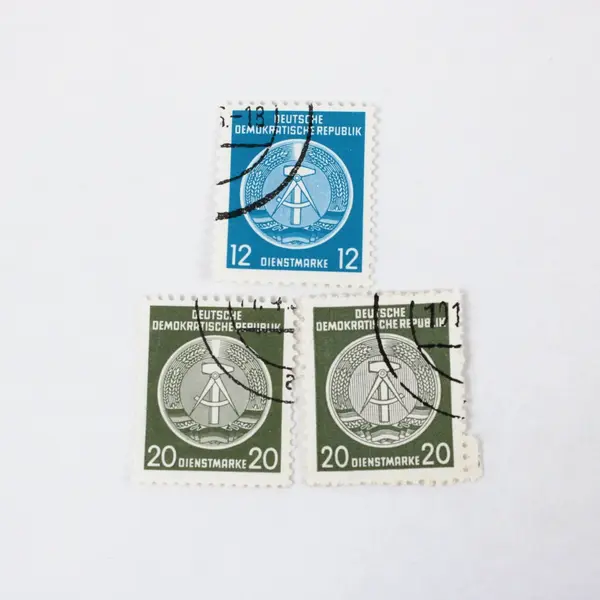 DDR 1954 East Germany Dienstmarke Used Set of 10 Scott #O5-O9