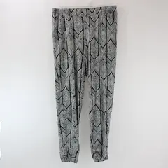 Dex Women's Small Black White Printed Pull-On Pants