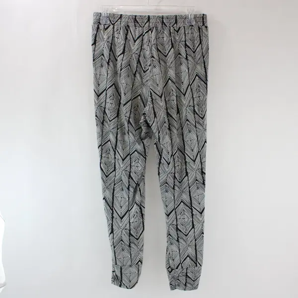 Dex Women's Small Black White Printed Pull-On Pants