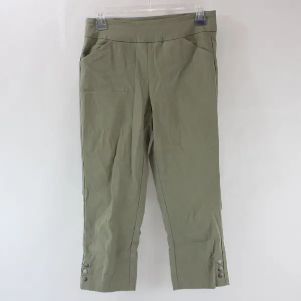 Tribal Women's Sage Green Pull-On Capri Pants Size 4