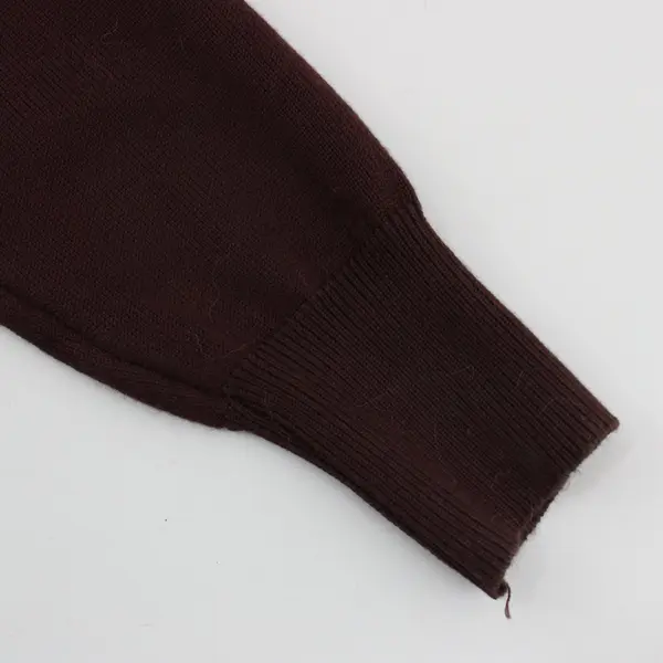 NWT Grace Karin Women's Small Dark Brown Button-Front Shrug
