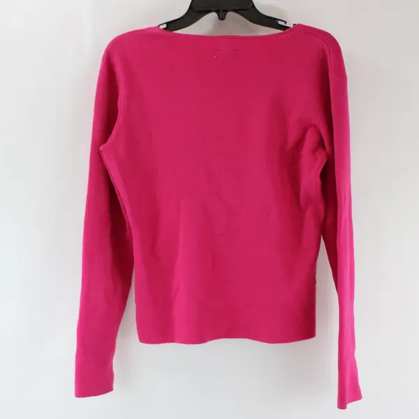 INC International Concepts Magenta Pink Long-Sleeved Cardigan Women's Medium