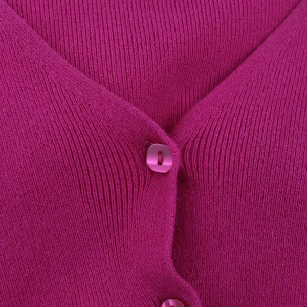 INC International Concepts Magenta Pink Long-Sleeved Cardigan Women's Medium