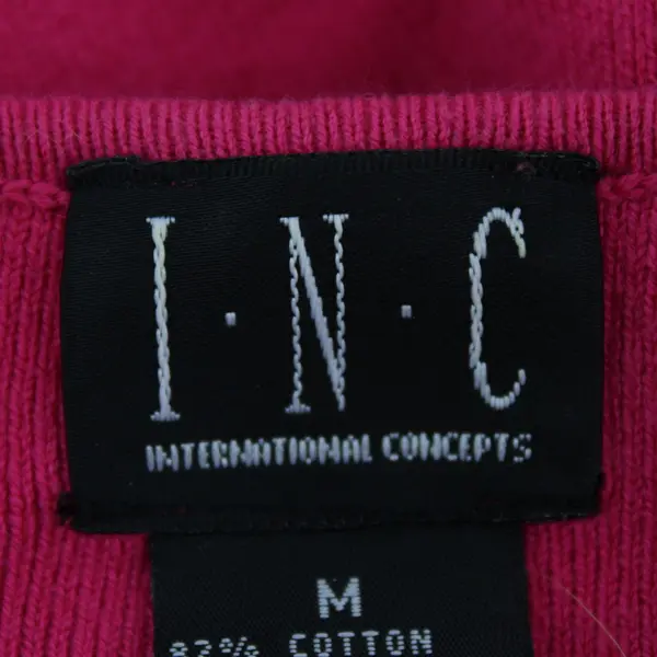 INC International Concepts Magenta Pink Long-Sleeved Cardigan Women's Medium