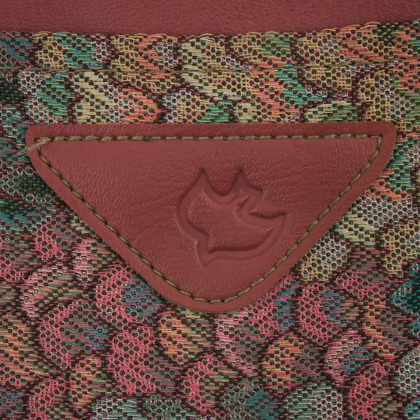 Unbranded Woven Bible Cover Case Multicolor Geometric Handles 11x9.8x1.8in