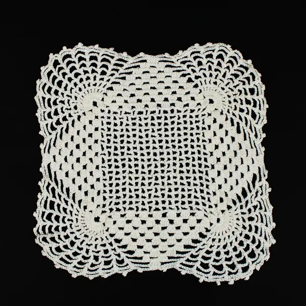 Lot of 4 White Crocheted Lace Doilies