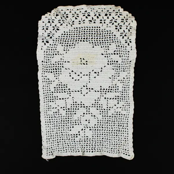 Lot of 4 White Crocheted Lace Doilies