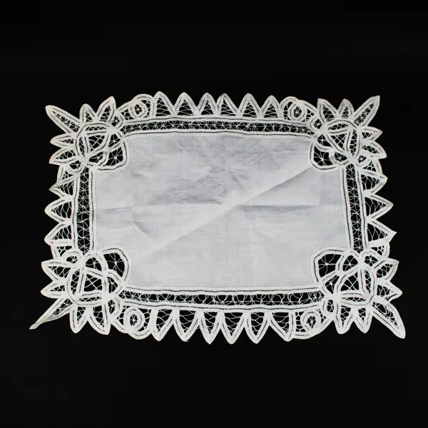 Battenburg Lace Table Runner Topper White 18 x 14 Inch