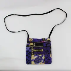 Local Design Purple Hawaiian Turtle Print Shoulder Crossbody Bag USA