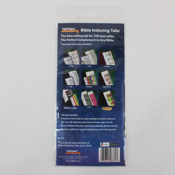 Tabbies Bible Indexing Tabs 80 Gold-Edged, US Made
