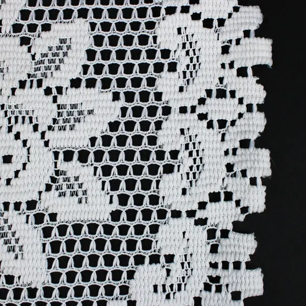 White Floral Lace Crochet Doily Runner