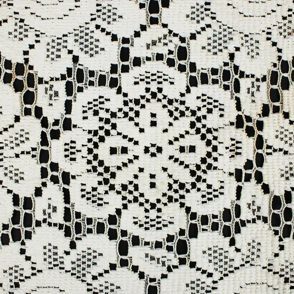 Handmade Crochet Lace Round Doily 20x20 Floral Table Decor