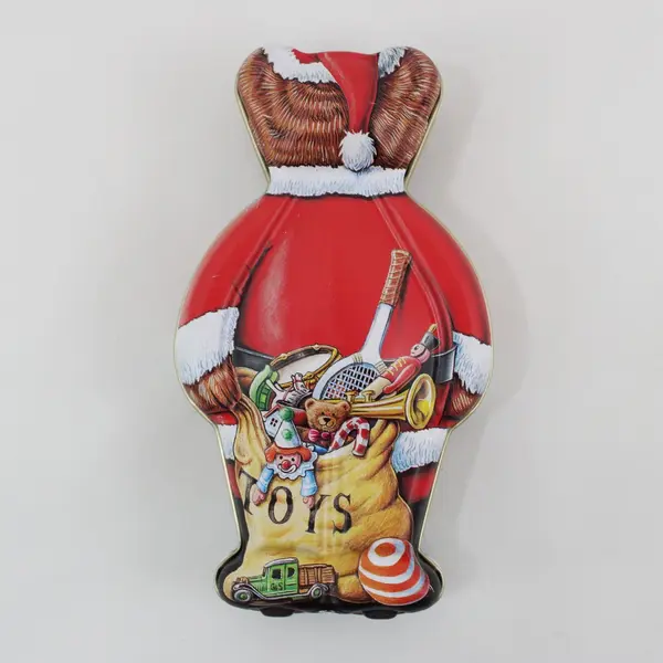 Silver Crane Designs 1994 Sweet Dream Santa Bear Christmas Candy Tin