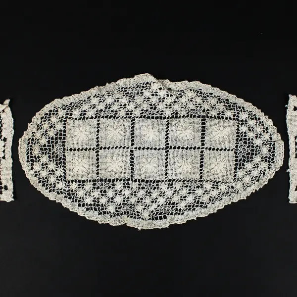 Lot of 3 Handmade Crochet Lace Doilies Table Centerpieces