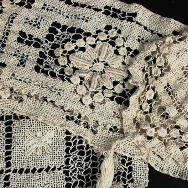 Lot of 3 Handmade Crochet Lace Doilies Table Centerpieces