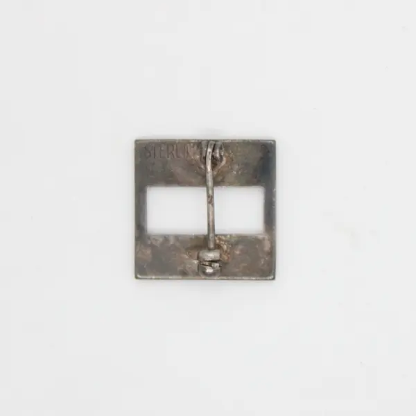 WWII US Captain Sterling Rank Bar Insignia Pin