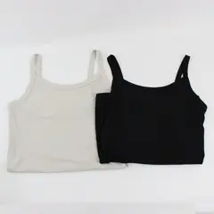 Lot of 2 No Boundaries Ribbed Tank Tops Juniors Size M 7-9