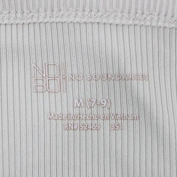 Lot of 2 No Boundaries Ribbed Tank Tops Juniors Size M 7-9