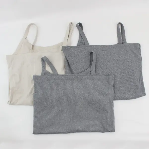 Lot of 3 No Boundaries Juniors Ribbed Tank Tops Size S (3-5)