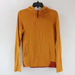 Outdoor Research Red Rock 1/4-Zip Hoodie Orange Women's Medium