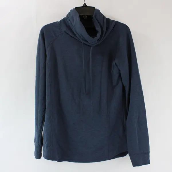 32 Degrees Heat Women's Blue Cowl Neck Sweatshirt Small