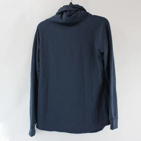 32 Degrees Heat Women's Blue Cowl Neck Sweatshirt Small