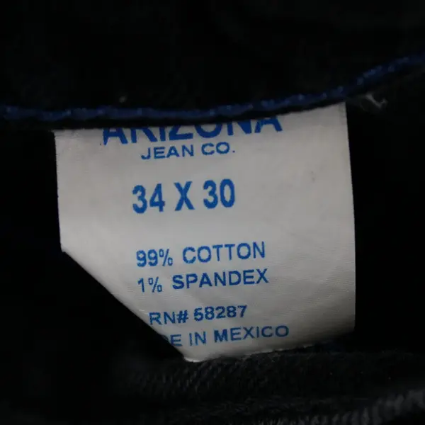 Arizona Jean Co Men's Black Skinny Jeans 34x30 Pre-Owned