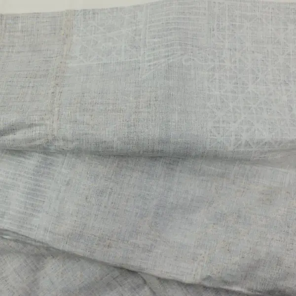 Atelier Originals Scotchgard Decorator Fabric Blue Gold Geometric 55" x 2 Yards