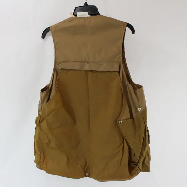Game Winner Sportswear Men's Small Tan Zip-Up Vest
