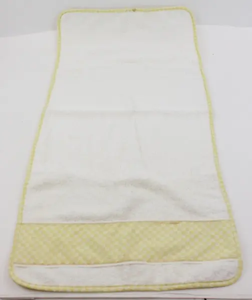 Crabtree & Evelyn Baby Yellow White Patterned Bath Towel