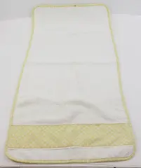 Crabtree & Evelyn Baby Yellow White Patterned Bath Towel