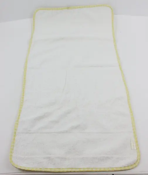 Crabtree & Evelyn Baby Yellow White Patterned Bath Towel