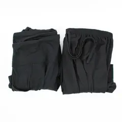 Lot of 2 Women's XL Black Athletic Pants Leggings Joggers